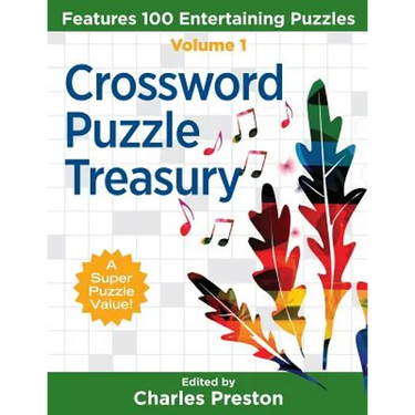 Crossword Puzzle Treasury: Features 100 Entertaining Puzzles