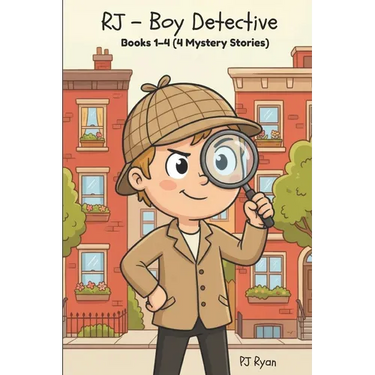 RJ - Boy Detective Books 1-4: Fun Short Story Mysteries for Children Ages 9-12 (The Mysterious Crate, Vampire Hunting, Alien Goo!, Mystery Poo!)