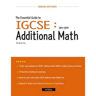 The Essential Guide to IGCSE: Additional Math: 2017-2019