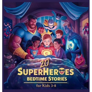 20 Superheroes Bedtime Stories For Kids Age 3 - 8