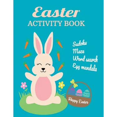 Easter Activity book: Sudoku, Maze, Word seach, Egg Mandala