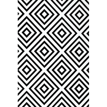 Hardcover Classic Notebook: 256 Lined Page Notebook, 7-x-10-inch, Black and White Geometric: 256 Lined Page Notebook, 7-x-10-inch, Black and White