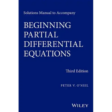 Solutions Manual to Accompany Beginning Partial Differential Equations
