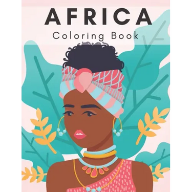 Africa Coloring Book.: African Coloring Book for Kids and Adults.