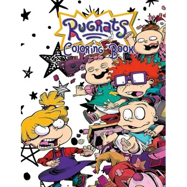 Rugrats Coloring Book: +45 Amazing Rugrats Coloring pages for Kids and Adults, +45 Wonderful Drawings - All Characters ( Original Design )