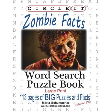 Circle It, Zombie Facts, Word Search, Puzzle Book