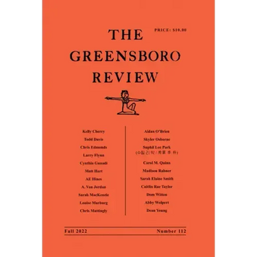 The Greensboro Review: Number 112, Fall 2022