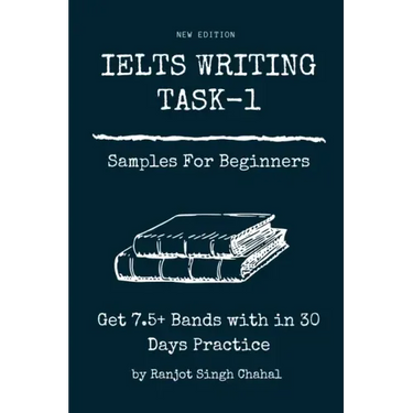 IELTS WRITING TASK-1 Samples For Beginners: Get 7.5+ Bands with in 30 Days Practice