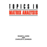 Topics in Matrix Analysis