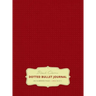 Large 8.5 x 11 Dotted Bullet Journal (Burgundy #4) Hardcover - 245 Numbered Pages