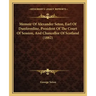 Memoir of Alexander Seton, Earl of Dunfermline, President of the Court of Session, and Chancellor of Scotland (1882)