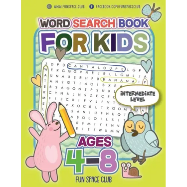 Word Search Books for Kids Ages 4-8: Circle a Word Puzzle Books Word Search for Kids Ages 4-8 Grade Level Preschool, Kindergarten - 3