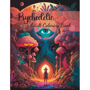Psychedelic Adult Coloring Book