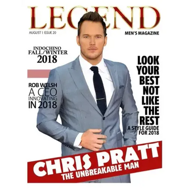 Legend Men's Magazine: Chris Pratt - The Unbreakable Man