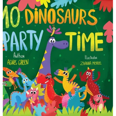 10 Dinosaurs Party Time: Funny Dinosaur Book With Seek & Find Activity for Toddlers, Ages 3-5