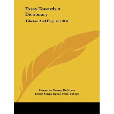 Essay Towards A Dictionary: Tibetan And English (1834)