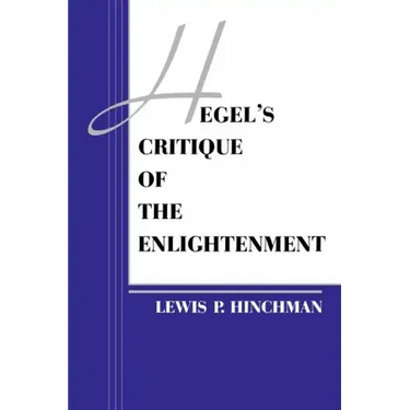 Hegel's Critique of the Enlightenment