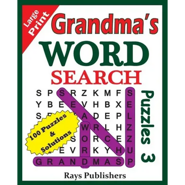 Grandma's Word Search Puzzles 3