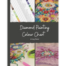 Diamond Painting Colour Chart and Log Book: DMC colour chart and diamond painting log book, Journal, organiser with drills inventory system. Record al