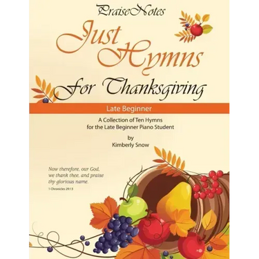 Just Hymns for Thanksgiving