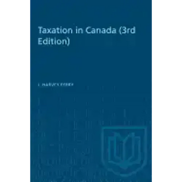Taxation in Canada (3rd edition)