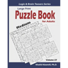 Large Print: Puzzle Book for Adults: 100 Medium Variety Puzzles (Samurai Sudoku, Kakuro, Minesweeper, Hitori and Sudoku 16x16)
