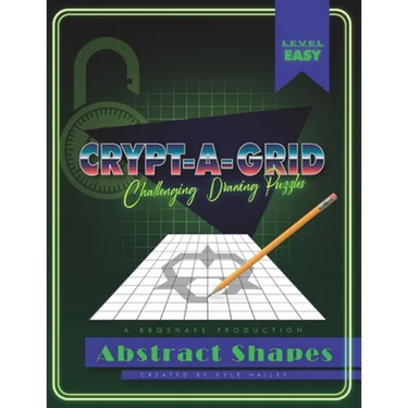 Crypt-a-grid: Challenging Drawing Puzzles: Abstract Shapes
