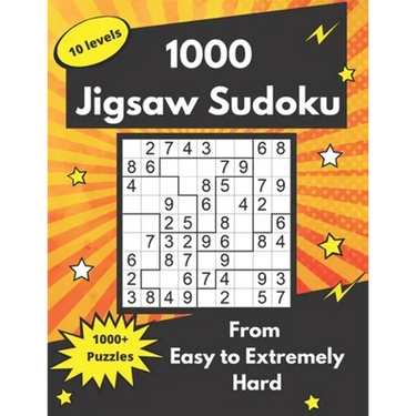 1000 Jigsaw Sudoku: irregular Sudoku Puzzles (easy to extremely hard)