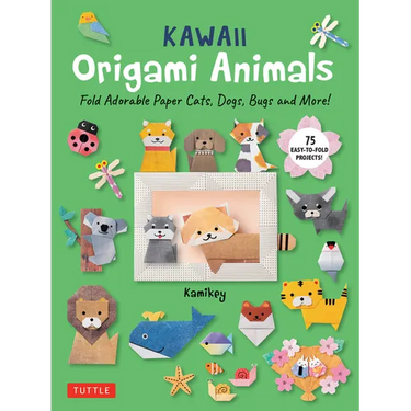 Kawaii Origami Animals: Fold Adorable Paper Cats, Dogs, Bugs and More! (75 Easy-To-Fold Projects!)