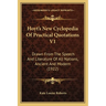 Hoyt's New Cyclopedia Of Practical Quotations V1: Drawn From The Speech And Literature Of All Nations, Ancient And Modern (1922)