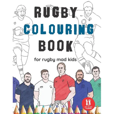 Rugby Colouring Book: Great Gift for Boys & Girls, Ages 4-12