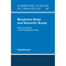 Morpheme Order and Semantic Scope: Word Formation in the Athapaskan Verb