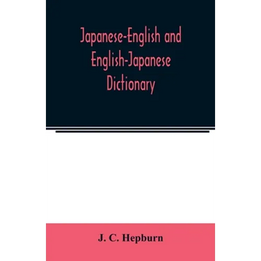 Japanese-English and English-Japanese dictionary