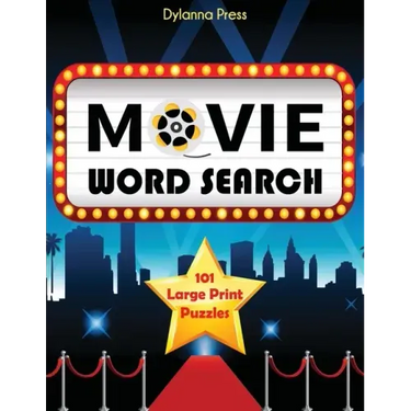 Movie Word Search: 101 Large Print Puzzles