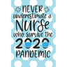 Never Underestimate a Nurse Who Survived the 2020 Pandemic: : A Notebook, Notepad or Journal for Nurses (Nurses, Nurse Practitioners, RN, BSRN, LPN, N