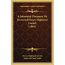 A Memorial Discourse by Reverend Henry Highland Garnet (1865)