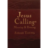 Jesus Calling Morning and Evening, Brown Leathersoft Hardcover, with Scripture References: Yearlong Guide to Inner Peace and Spiritual Growth (a 365-D