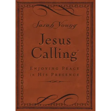 Jesus Calling, Small Brown Leathersoft, with Scripture References: Enjoying Peace in His Presence (a 365-Day Devotional)