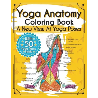 Yoga Anatomy Coloring Book: A New View At Yoga Poses