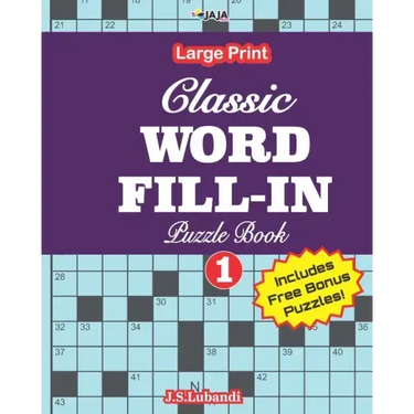 Classic WORD FILL-IN Puzzle Book; Vol.1