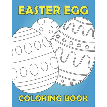 Easter Egg Coloring Book: Activity book for kids 1-4 ages / Color, draw and cut out - fast drawing and scissor skills building / fun and education