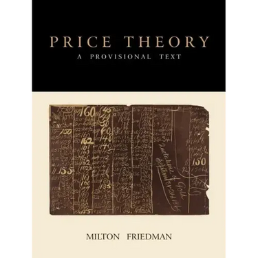 Price Theory: A Provisional Text