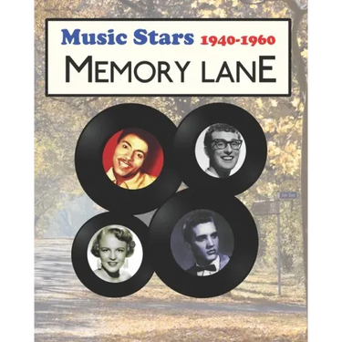 Music Stars (1940-1960) Memory Lane: large print book for dementia patients