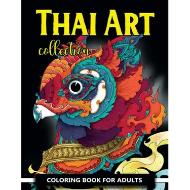 Thai Art Collection Coloring Book for Adults: Animals Coloring Books for Adults Relaxation
