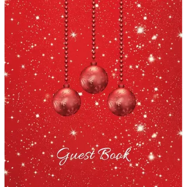 Christmas Party Guest Book (HARDCOVER), Party Guest Book, Birthday Guest Comments Book, House Guest Book, Seasonal Party Guest Book, Special Events &