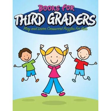 Books For Third Graders: Play and Learn Crossword Puzzles For Kids