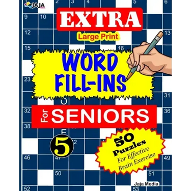 EXTRA Large Print WORD FILL-INS FOR SENIORS: Vol 5