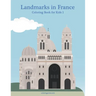 Landmarks in France Coloring Book for Kids 1