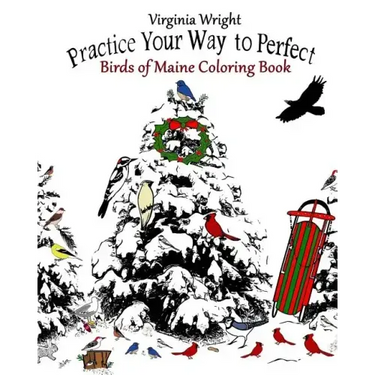 Practice Your Way to Perfect: Birds of Maine Coloring Book