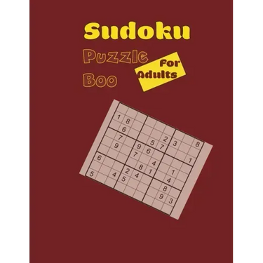 Sudoku Puzzle Boo for Adults: Sudoku Book for Adults, 101 pages with solutions, great gift,